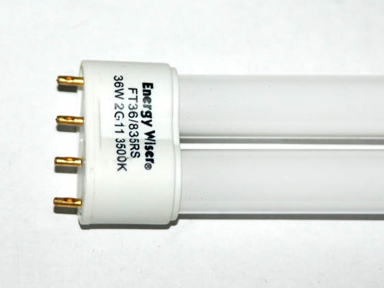 Bulbrite B504538 FT36/835 (4-Pin) 36W 4 Pin 2G11 Neutral White Long Single Twin Tube CFL Bulb