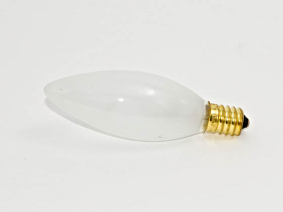 Bulbrite B401460 60CTF/E14 (Euro. Base) 60W 130V Frosted Blunt Tip Decorative Bulb, European E14 Base