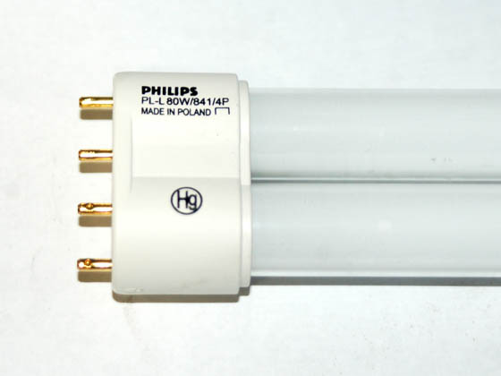 Philips Lighting 386995 PL-L 80W/841 Philips 80 Watt, 4-Pin Cool White Long Single Twin Tube CFL Bulb