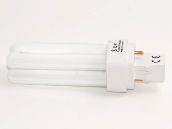 GE GE20531 F13DBX23T4/SPX41 (2-Pin) 13 Watt, 2-Pin Cool White Double Twin Tube CFL Bulb