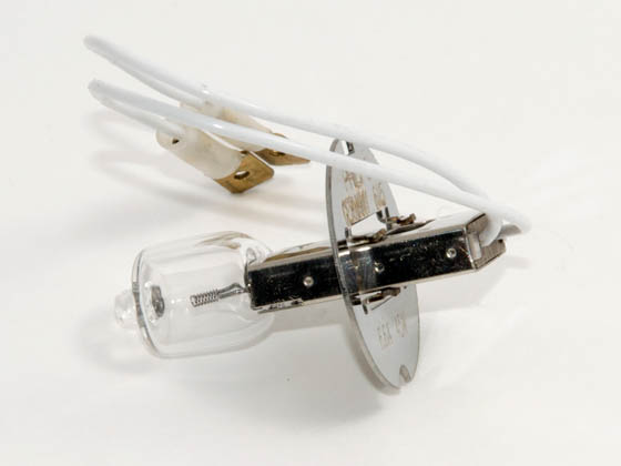 Narva 6115 6.6 Amp, 45 Watt Prefocus Halogen Airfield Lamp with Pk30d Base and MALE Cable Connectors