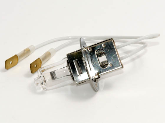 Narva 6122 6.6 Amp, 100 Watt Prefocus Halogen Airfield Lamp with PKX30d Base and MALE Cable Connectors