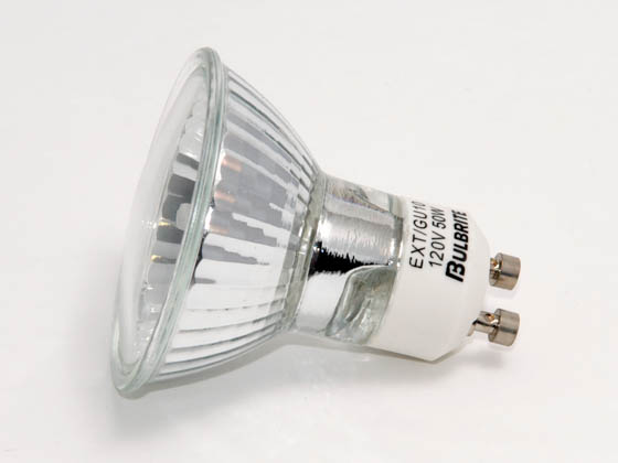 Bulbrite B620152 EXT/GU10 Base Discontinued 50 Watt, 120 Volt MR16 Halogen Spot EXT Bulb