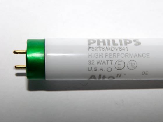Philips Lighting 139899 F32T8/ADV841/ALTO 32W Philips 32 Watt, 48 Inch High Lumen T8 Cool White Fluorescent Bulb