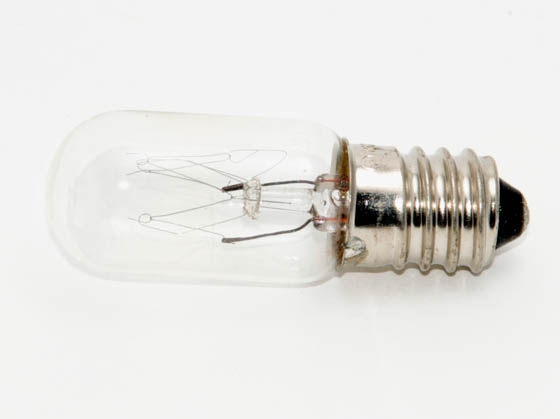 Bulbrite B715001 12T5.5/130 (E14 Base) 12W 130V Clear T5 Bulb, European E14 Base