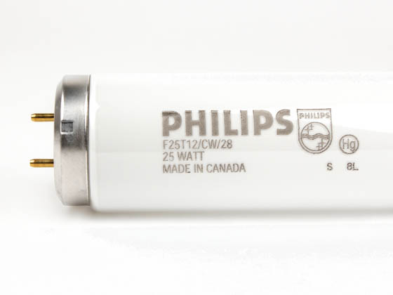 Philips Lighting 141358 F25T12/CW/28 Philips 25 Watt, 28 Inch T12 Cool White Fluorescent Appliance Bulb