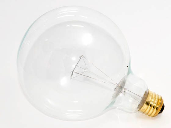 Bulbrite B351150 150G40CL (125V) 150W 125V G40 Clear Long Life Globe Bulb, E26 Base