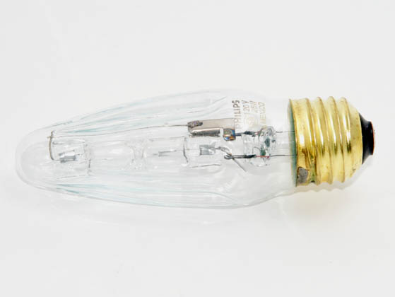 Philips Lighting 389064 BC25F10-1/2HAL/CL Philips 25 Watt, 120 Volt F10 1/2 Textured Clear Halogen Decorative Bulb