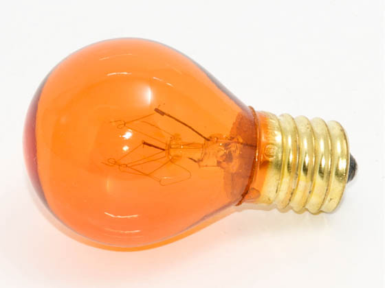 Bulbrite B702510 10S11TO (Trans. Orange) 10W 130V S11 Transparent Orange Sign or Indicator Bulb, E17 Base