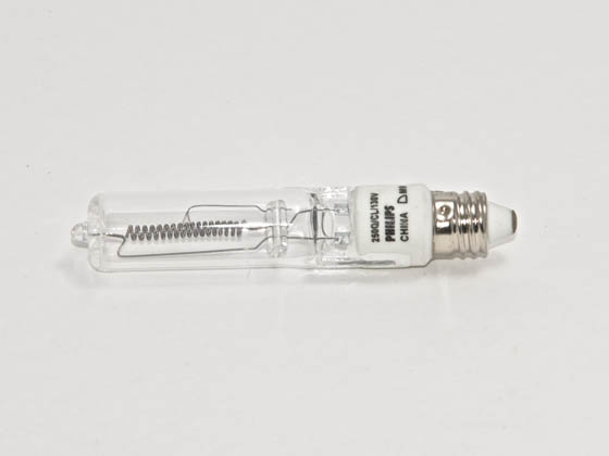 Philips Lighting 146670 250Q/CL Philips 250W 130V T4 Clear Halogen Mini Can Bulb