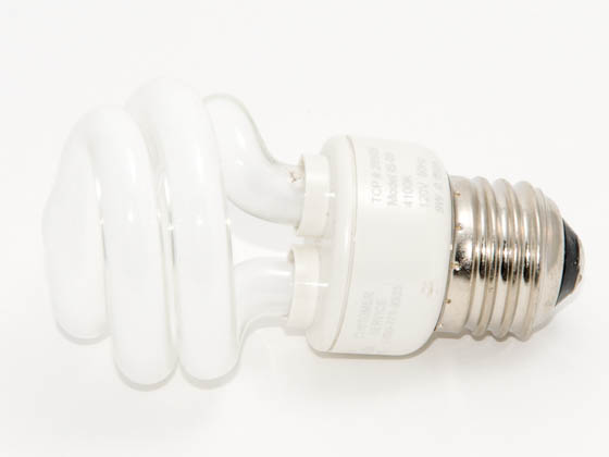 TCP TEC28909-41 28909-41 (4100K) 40 Watt Incandescent Equivalent, 9 Watt, 120 Volt Cool White Spiral CFL Bulb