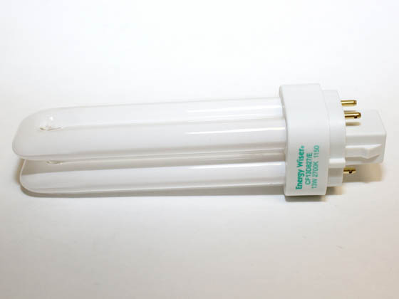 Bulbrite B524213 CF13D827/E 13W 4 Pin G24q1 Warm White Quad Double Twin Tube CFL