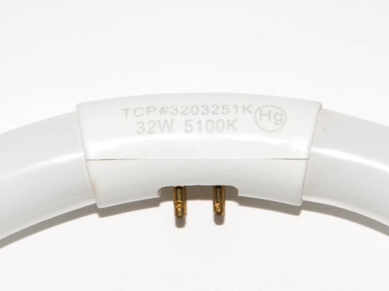 TCP TEC32032-51K 3203251K 32W 9in Diameter T6 Bright White Circline Bulb
