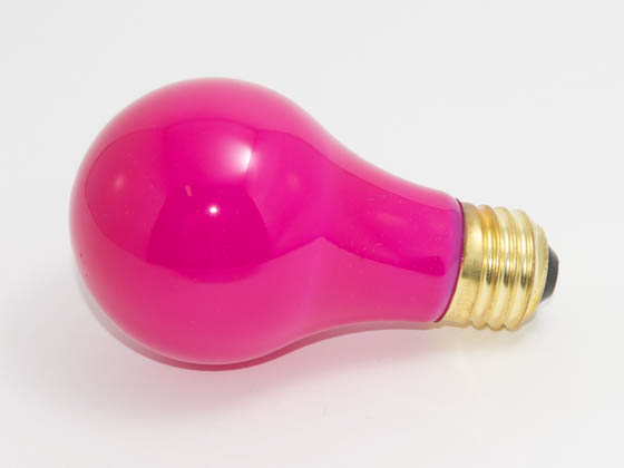 Bulbrite B106660 60A/CP (Pink) 60W 120V A19 Ceramic Pink E26 Base