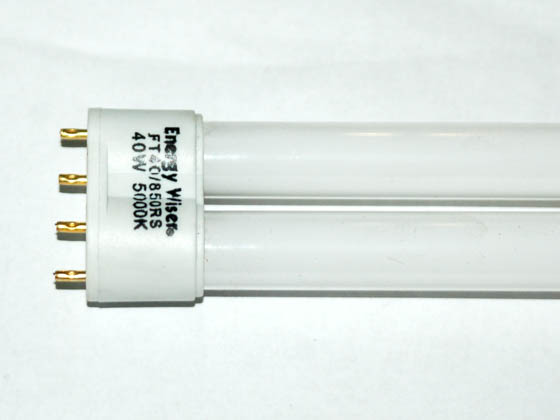 Bulbrite B504548 FT40/850RS (4-Pin) 40W 4 Pin 2G11 Bright White Long Single Twin Tube CFL Bulb