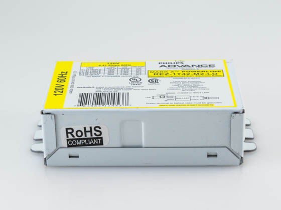 Advance Transformer REZ-1T42-M2-LDK REZ1T42M2LDK Philips Advance Electronic Dimming Ballast 120V for (1) CFL on Line Voltage Switches