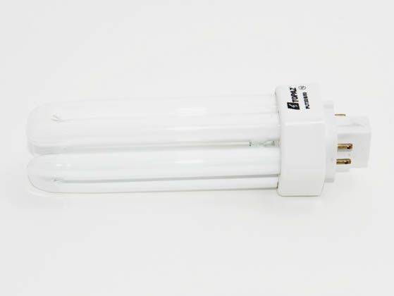 Topaz Lighting PLT32/E/50 (4 Pin, 5000K) Topaz 32W 4 Pin GX24q3 Bright White Long Triple Twin Tube CFL Bulb