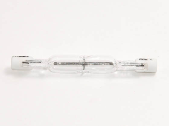 Philips Lighting 203604 BC250T3Q/CL (120V) Philips 250 Watt, 120 Volt T3 Clear Halogen Double Ended Bulb