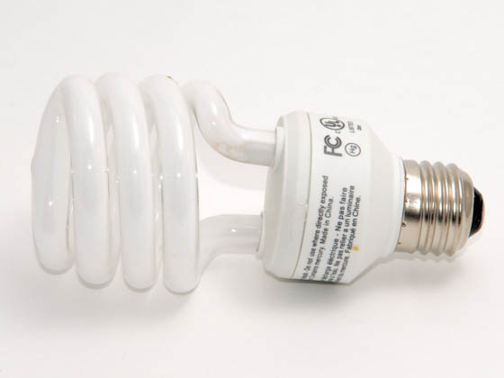 Greenlite Corp. G375056 20W/ELS-M/Z/50K Discont'd 75 Watt Incandescent Equivalent, 20 Watt, 120 Volt Bright White Spiral CFL Bulb