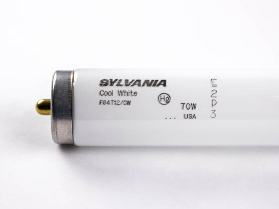 Sylvania SYL28417 F84T12/CW 70W 84in T12 Cool White Fluorescent Single Pin Tube