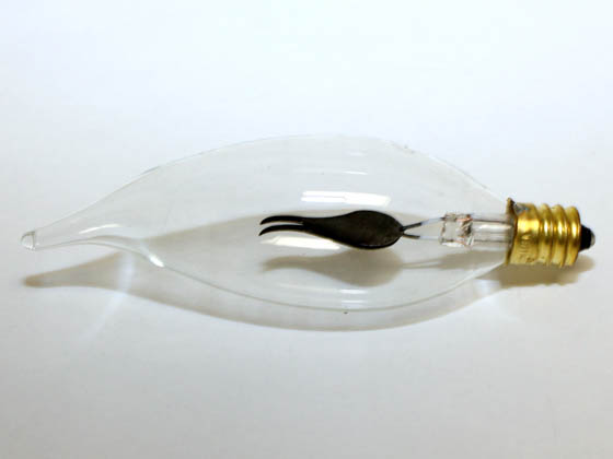 Bulbrite B410313 F3CFC/32 3W 130V Flicker Flame Decorative Bulb, E12 Base