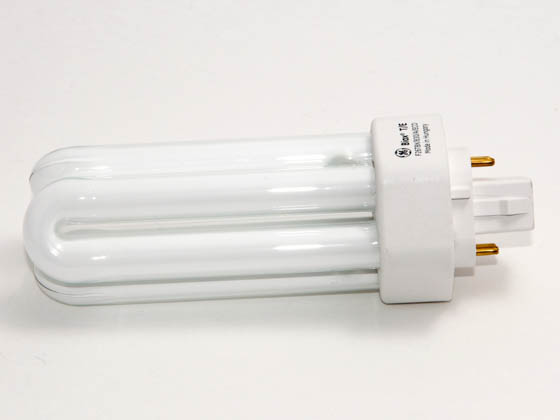 GE GE34397 F26TBX/SPX30/A/4 (4-Pin) 26 Watt, 4-Pin Warm White Triple Twin Tube CFL Bulb