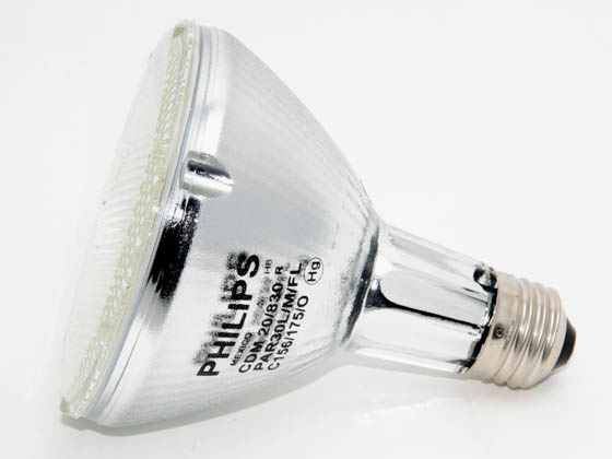 Philips Lighting 211409 CDM20/PAR30L/M/FL/3K Philips 20W PAR30 Long Neck 3000K Metal Halide Flood Lamp