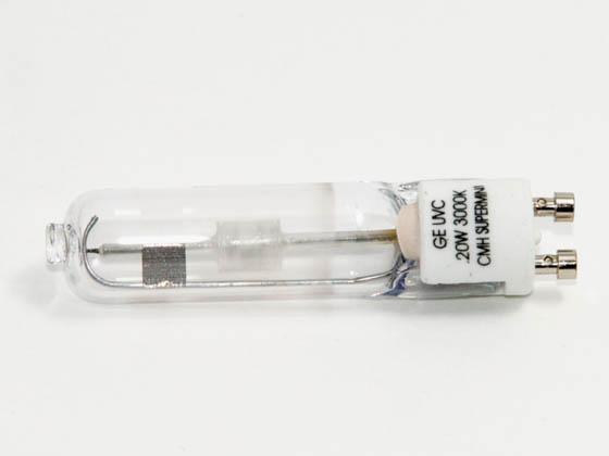 GE GE85086 CMH20/T/U/830/G6.5 20 Watt T4 Warm White Metal Halide Single Ended Bulb