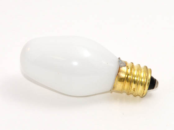 Westinghouse A03795 4C7/W/CB/CD (120V, White) 4 Watt, 120 Volt C7 White Night Light Bulb