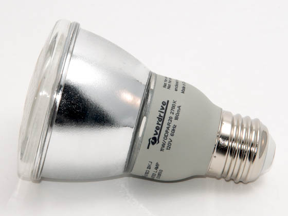 Overdrive 11W/ODPAR20/2700K 35 Watt Incandescent Equivalent, 11 Watt, 120 Volt Warm White Wet Location Rated PAR20 CFL Bulb