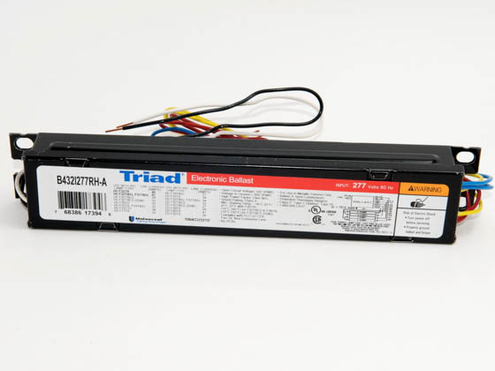 Universal Douglas B432I277RH-A000I Universal 277 Volt Four Lamp F32T8 Electronic Ballast, Standard Model