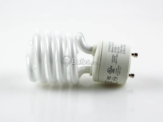 TCP TEC33127SP 33127SP 27W Warm White GU24 Spiral CFL Bulb