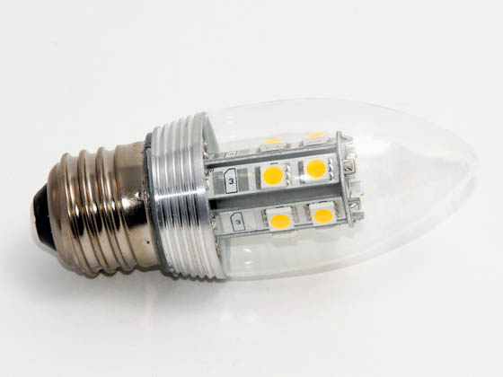 Bulbrite B770413 LED3ETC 25W Incandescent Equivalent, NON-DIMMABLE,  2.8 Watt, 120 Volt Soft White LED Decorative Bulb