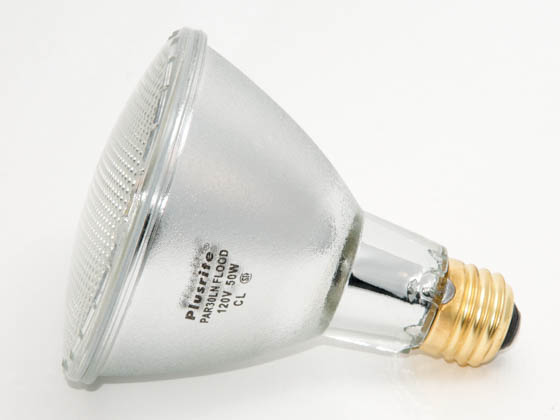 Plusrite FAN3027 50PAR30LN/FL/120 50 Watt, 120 Volt Halogen Long Neck PAR30 Flood
