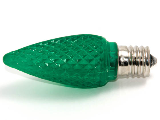 Bulbrite B770194 LED/C9G (Green) 0.6W Green C9 Holiday LED Bulb