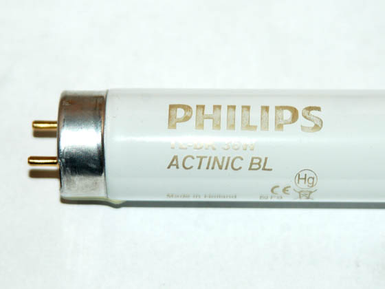Philips Lighting 860832 00 Actinic BL 36W (TL-DK 36W/10) Philips 36W 24in T8 Black Light Fluorescent Tube