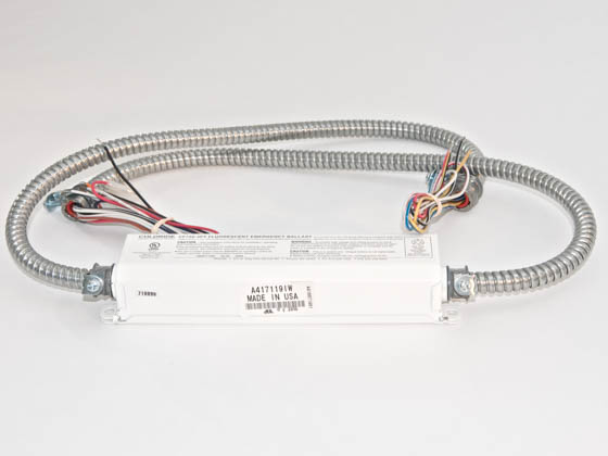 No Brand CF750-4PT DEB-9W 750 Lumen, One Lamp, 90 Minute 4-PIN Plug-in CFL Lamp Emergency Ballast