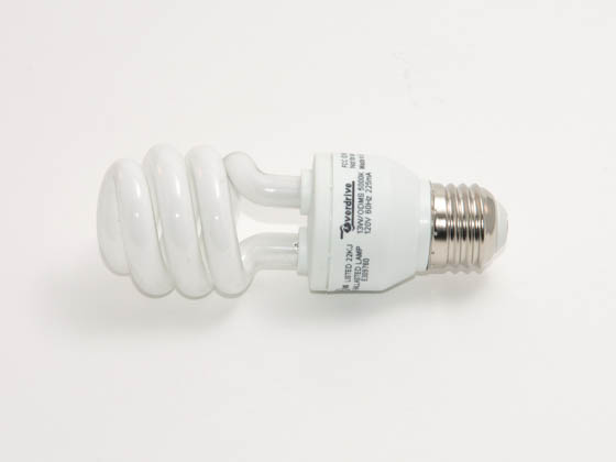Overdrive 13W/ODMS/50K 60W Incandescent Equivalent.  13 Watt, 120 Volt Bright White CFL Bulb