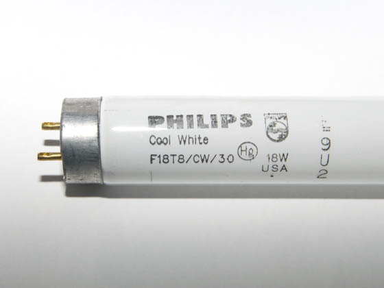 Philips Lighting 236919 F18T8/CW/30 Philips 18 Watt, 30 Inch T8 Cool White Fluorescent Appliance Bulb