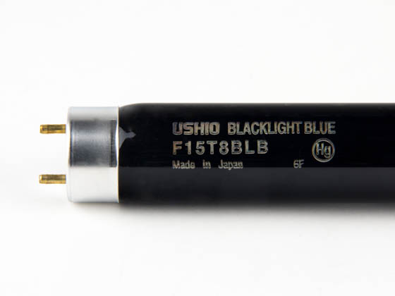 Ushio U3000078 F15T8/BLB 15 Watt, 18 Inch T8 Black Light Blue Fluorescent Bulb