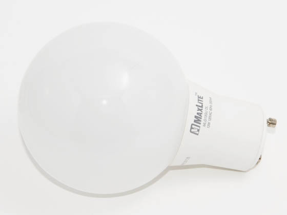 MaxLite M70406 MLG13GUDL G-30 60 Watt Incandescent Equivalent, 13 Watt, Bright White GU24 Globe Style Compact Fluorescent Lamp