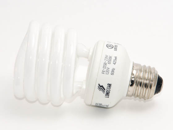 Longstar FE-IISB-23W/65K Long Star 23W 120V Daylight White Spiral CFL Bulb