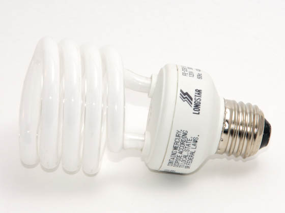 Longstar FE-IISB-23W/50K Long Star 23W 120V Bright White CFL Bulb, E26 Base
