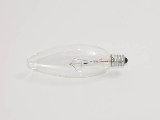 Philips Lighting 168252 BC40B10-1/2C/CL/LL Philips 40W 120V Clear Blunt Tip Decorative Bulb, E12 Base