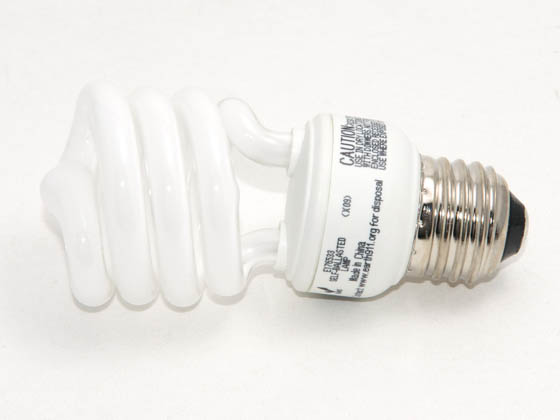 Greenlite Corp. G356093 13W/ELS-U/50K 60 Watt Incandescent Equivalent, 13 Watt, 120 Volt Bright White Spiral CFL Bulb