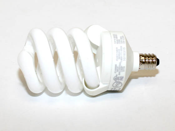 TCP TEC48913C 48913C  (13W Mini Spiral, Cand. Base) 13W Warm White Spiral CFL Bulb, E12 Base