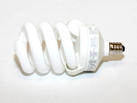 TCP TEC48913C 48913C  (13W Mini Spiral, Cand. Base) 13W Warm White Spiral CFL Bulb, E12 Base