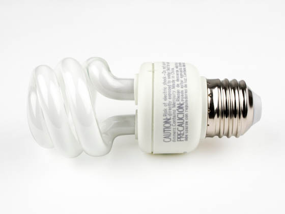 TCP TEC801009-41 80100941K 9W Cool White CFL Bulb, E26 Base