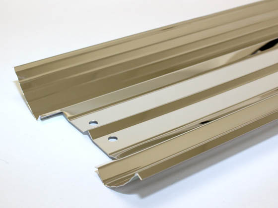 US Energy Sciences KSH-UB04-EA 2-Lamp High Profile T8 4 Ft. Reflector Strip Retrofit Kit, Enhanced Aluminum