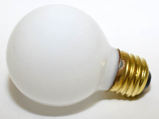 Bulbrite B320060 60G19WH 60 Watt, 125 Volt G19 White Globe Bulb